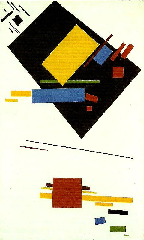 Kazimir Malevich suprematism oil painting image